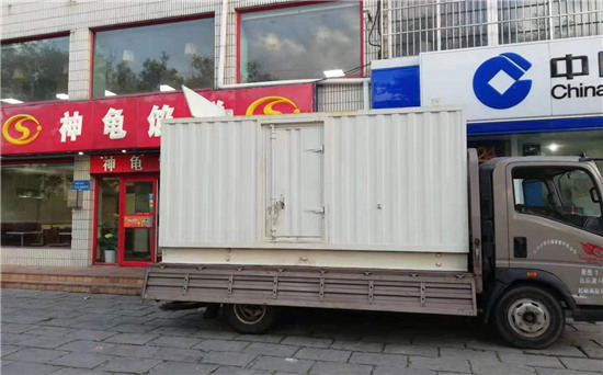 漳浦出租发电机施工案例